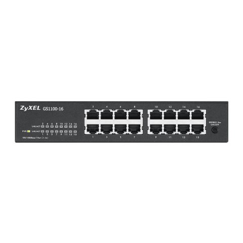 Switch Zyxel GS1100-16 16p Unmanaged Gigabit Switch Zyxel GS1100-16 16p Unmanaged Gigabit
