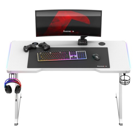 Huzaro Biurko gamingowe Huzaro Hero 2.5 White RGB Huzaro Biurko gamingowe Huzaro Hero 2.5 White RGB