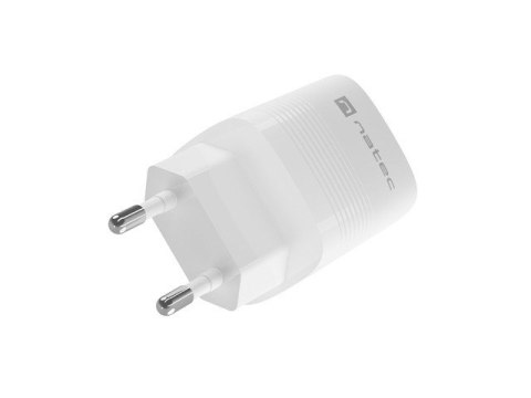 NATEC NATEC ŁADOWARKA RIBERA GAN 1X USB-A + 1X USB-C 30W BIAŁA NUC-2140