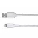 Belkin Kabel Belkin BoostCharge Braided Lightning to USB-A Cable 2m oplot White
