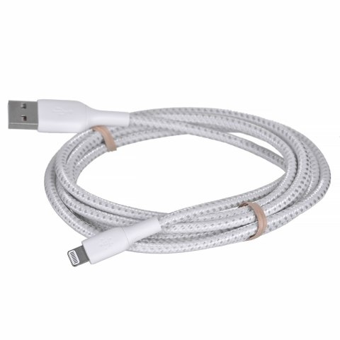 Belkin Kabel Belkin BoostCharge Braided Lightning to USB-A Cable 2m oplot White
