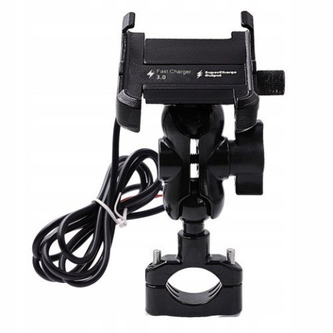 FreedConn Uchwyt na telefon i ładowarka FreedConn MC10 + BM2R mocowanie do główki ramy