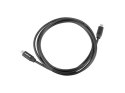 Lanberg LANBERG KABEL USB-C 2.0 M/M 1M PREMIUM QC 4.0 POWER DELIVERY 60W CZARNY CA-CMCM-40CU-0010-BK