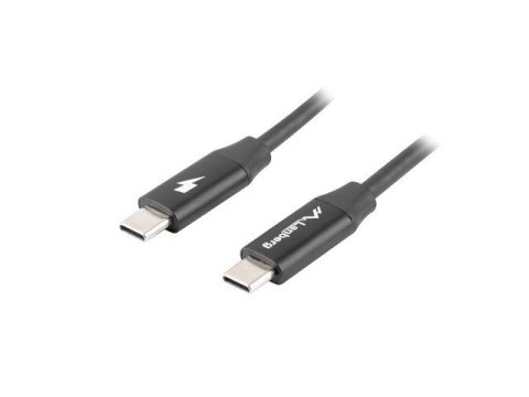 Lanberg LANBERG KABEL USB-C 2.0 M/M 1M PREMIUM QC 4.0 POWER DELIVERY 60W CZARNY CA-CMCM-40CU-0010-BK