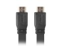 Lanberg Kabel Lanberg CA-HDMI-21CU-0010-BK (HDMI M - HDMI M; 1m; kolor czarny)
