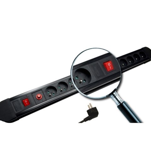 Maclean MACLEAN LISTWA ZASILAJĄCA 10 GNIAZD 3680W MCE10