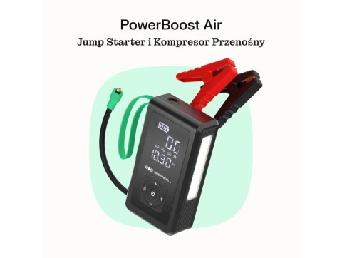 Green Cell GREEN CELL POWERBANK/BOOSTER/CAR JUMP STARTER/POMPKA POWERBOOST AIR 8000MAH 1000A - Z KOMPRESOREM