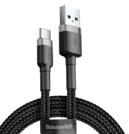 Baseus BASEUS KABEL USB-C CAFULE CATKLF-UG1 2A 3M CZARNY