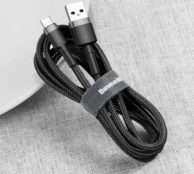Baseus BASEUS KABEL USB-C CAFULE CATKLF-UG1 2A 3M CZARNY