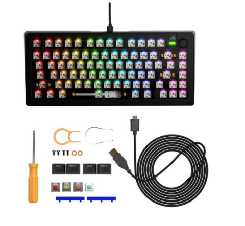 GLORIOUS Glorious PC Gaming Race GMMK 3 Barebones klawiatura Dom USB Nie Czarny