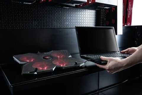 Trust Podkładka chłodząca TRUST GXT 278 Yozu 20817 (17.x cala; 4 wentylatory)