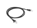 Lanberg PATCHCORD KAT.6 UTP 1M CZARNY FLUKE PASSED LANBERG 10-PACK