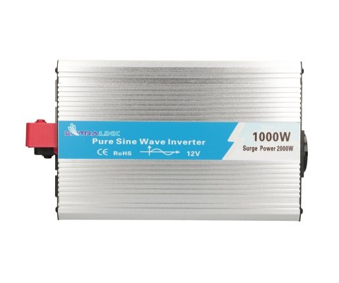 Extralink Extralink OPIP-1000W | Przetwornica napięcia | 12V - 230W, 1000W, czysty sinus