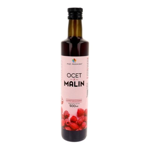 PIĘĆ PRZEMIAN Ocet z malin 500ml