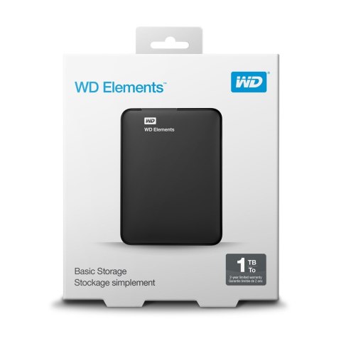 WD Dysk zewnętrzny HDD WD Elements (1TB; 2.5"; USB 3.0; Czarny; WDBUZG0010BBK-WESN) WD Dysk zewnętrzny HDD WD Elements (1TB; 2.5"; USB 3.0; Czarny; WDBUZG0010BBK-WESN)