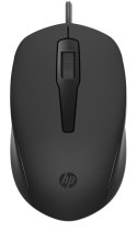 Hewlett-Packard Mysz HP 150 Wired Mouse przewodowa czarna 240J6AA