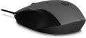 Hewlett-Packard Mysz HP 150 Wired Mouse przewodowa czarna 240J6AA