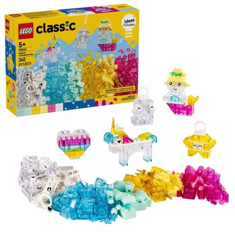Lego LEGO CLASSIC 11040 Magiczny zestaw z przezroczystymi klockami Lego LEGO CLASSIC 11040 Magiczny zestaw z przezroczystymi klockami