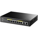 CUDY Switch CUDY GS1010PE 8-Port Gigabit PoE+ 120W 2xGbE Uplink