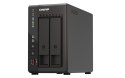 QNAP Qnap TS-253E-8G, Tower, 2 x 2.5"/3.5" SATA, Intel Celeron J6412 4C/4T, 8 GB DDR4 onboard not expandable, 2 x 2.5GbE, External ad
