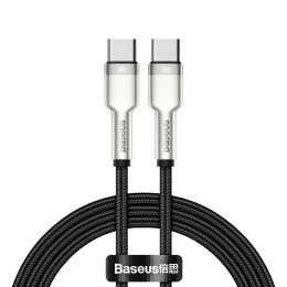 Baseus KABEL USB-C DO USB-C BASEUS CAFULE, 100W, 1M (CZARNY) KABEL USB CATJK-C01