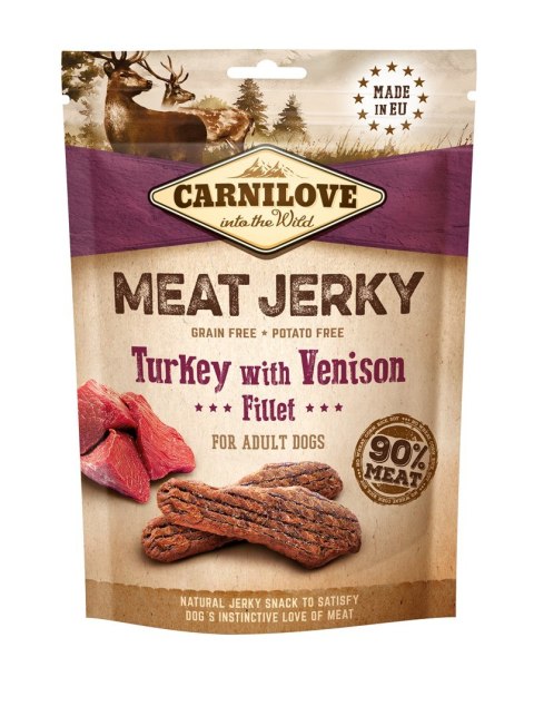 CARNILOVE Carnilove Jerky Turkey With Venison Fillet 100g