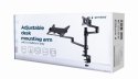 GEMBIRD GEMBIRD BIURKOWE REGULOWANE RAMIĘ/UCHWYT NA MONITOR + PODSTAWKA NA NOTEBOOKA 17-32, VESA 100X100MM, DO 8 KG