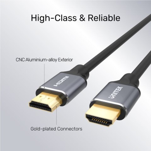 UNITEK UNITEK KABEL HDMI 2.1, 8K 60HZ, 4K 120HZ, 5M,C140W