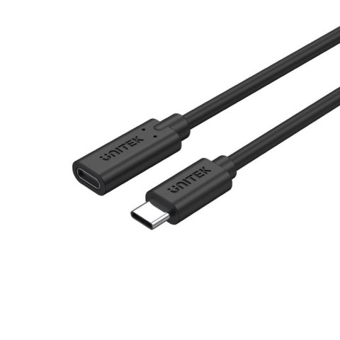 UNITEK UNITEK PRZEDŁUŻACZ USB-C 10GBPS, 4K60HZ, PD 100W, 1,5M, C14086BK-1.5M