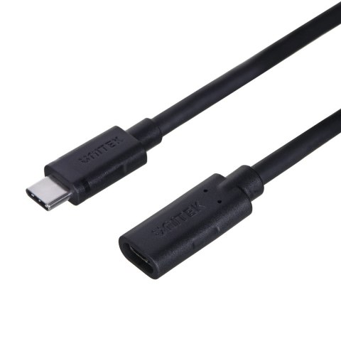 UNITEK UNITEK PRZEDŁUŻACZ USB-C 10GBPS, 4K60HZ, PD 100W, 1,5M, C14086BK-1.5M