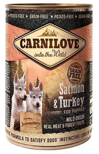 CARNILOVE CARNILOVE Into the Wild Salmon&Turkey for Puppies - mokra karma dla psa - 400 g