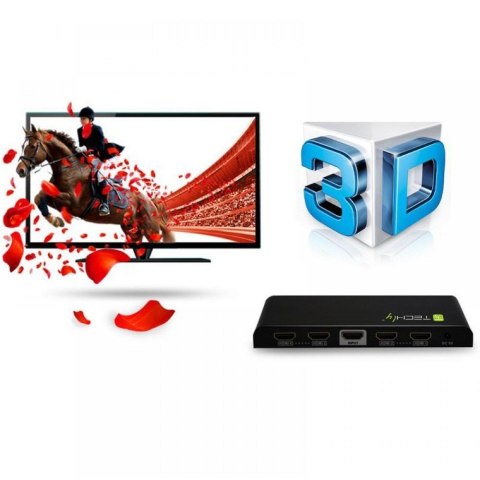 TECHly TECHLY SPLITTER HDMI 1/4 ULTRA HD 3D IDATA HDMI-4K4