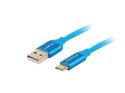 Lanberg Kabel Lanberg Premium QC 3.0 CA-USBO-22CU-0005-BL (USB 2.0 typu A M - USB typu C M; 0,50m; kolor niebieski)
