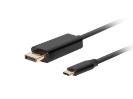 Lanberg LANBERG KABEL USB-C(M)->DISPLAYPORT(M) 3M 4K 60HZ CZARNY CA-CMDP-10CU-0030-BK