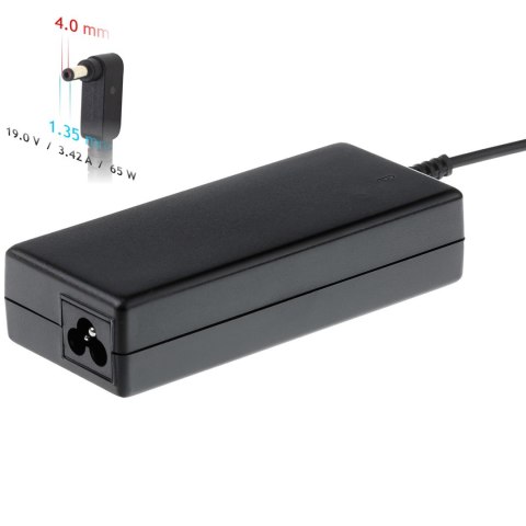Akyga Zasilacz sieciowy Akyga AK-ND-55 do notebooka Asus (19 V; 3,42 A; 65W; 4 mm x 1.35 mm) Akyga Zasilacz sieciowy Akyga AK-ND-55 do notebooka Asus (19 V; 3,42 A; 65W; 4 mm x 1.35 mm)