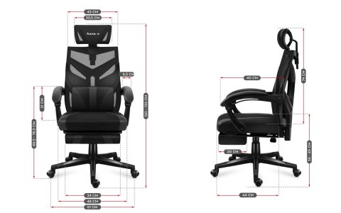 Huzaro Fotel gamingowy Huzaro Combat 5.0 Black