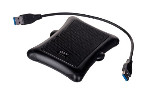 Silicon Power Dysk zewnętrzny HDD Silicon Power Armor A30 (1TB; 2.5"; USB 3.2; 5400 obr/min; Black; SP010TBPHDA30S3A)