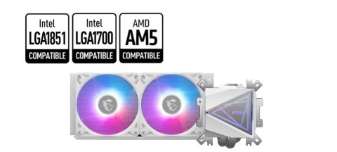 MSI Chłodzenie wodne MSI MAG CORELIQUID I240 WHITE