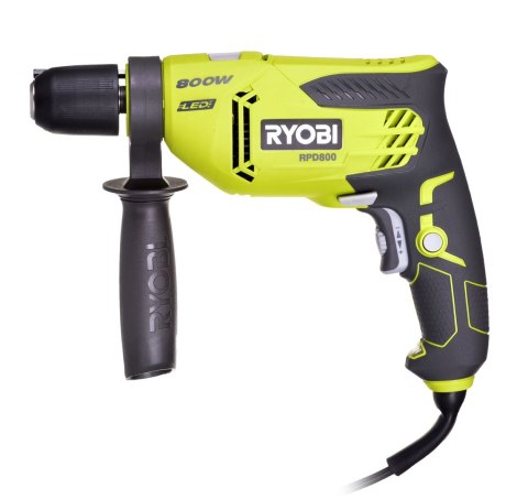 RYOBI Wiertarka udarowa Ryobi RPD800-K 800 W 3000 RPM uchwyt bezkluczykowy 1,8 kg RYOBI Wiertarka udarowa Ryobi RPD800-K 800 W 3000 RPM uchwyt bezkluczykowy 1,8 kg