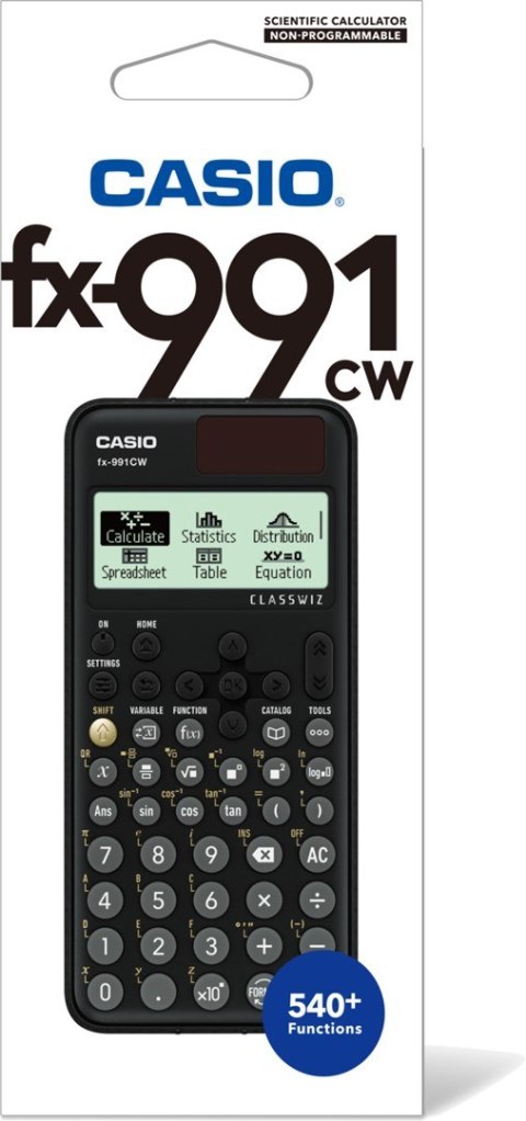 Casio CASIO FX-991CW KALKULATOR NAUKOWY BOX. Czarny. Casio CASIO FX-991CW KALKULATOR NAUKOWY BOX. Czarny.