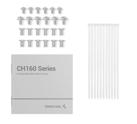 DEEPCOOL Obudowa DeepCool CH160 MESH WH