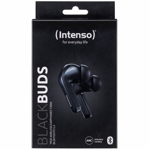 INTENSO Intenso Black Buds T300A Słuchawki True Wireless Stereo (TWS) Douszny Połączenia/Muzyka/Sport/Codzienność USB Type-C Bluetooth C INTENSO Intenso Black Buds T300A Słuchawki True Wireless Stereo (TWS) Douszny Połączenia/Muzyka/Sport/Codzienność USB Type-C Bluetooth C