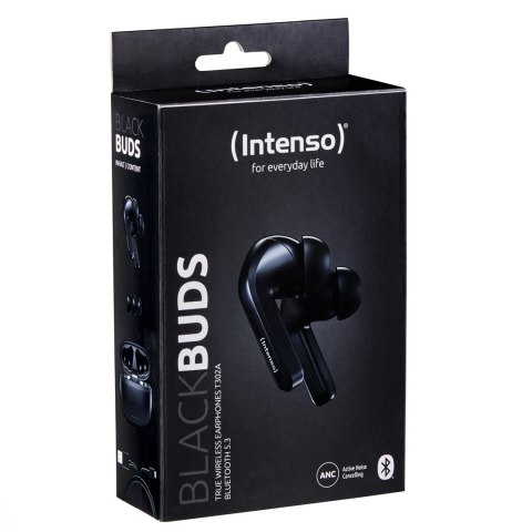 INTENSO Intenso Black Buds T300A Słuchawki True Wireless Stereo (TWS) Douszny Połączenia/Muzyka/Sport/Codzienność USB Type-C Bluetooth C INTENSO Intenso Black Buds T300A Słuchawki True Wireless Stereo (TWS) Douszny Połączenia/Muzyka/Sport/Codzienność USB Type-C Bluetooth C