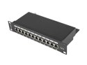 Lanberg Patch panel Lanberg PPF6-9012-B (1U; 10"; kat. 6; FTP; 12xRJ-45)