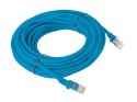 Lanberg Patchcord UTP Lanberg PCU5-10CC-1000-B (RJ45 - RJ45 ; 10m; UTP; kat. 5e; kolor niebieski)