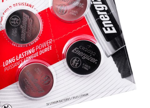 ENERGIZER BATERIA ENERGIZER SPECJALISTYCZNA CR2032, 4 sztuki, 3V, ECO