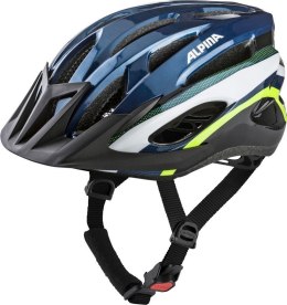 ALPINA Kask rowerowy ALPINA MTB17 ciemno niebieski-neonowy 58-61