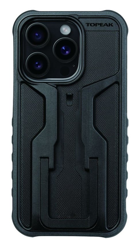 TOPEAK TOPEAK POKROWIEC RIDECASE FOR iPHONE 15 PRO BLACK/GRAY