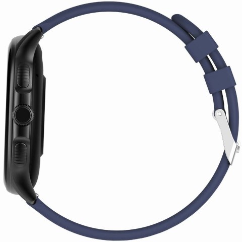 Gravity Smartwatch Damski GRAVITY GT12-2 Granatowy Pasek Silikonowy + Czarna Bransoleta Gravity Smartwatch Damski GRAVITY GT12-2 Granatowy Pasek Silikonowy + Czarna Bransoleta
