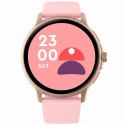 Gravity Smartwatch Damski GRAVITY GT12-3 Różowy Pasek Silikonowy + Bransoleta Różowe Złoto